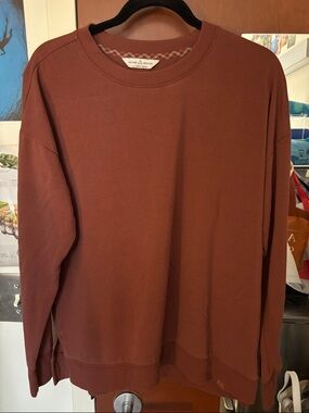 Alpine Design Long-Sleeve Crewneck Sweatshirt - Rust